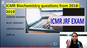 ICMR-JRF PYQ SERIES( 2018-2019)(PART-1)| VERY IMPORTANT QUESTIONS FOR ALL LIFE SCIENCES RELATED EXAM