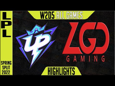Download UP vs LGD Highlights ALL GAMES | LPL Spring 2022 W2D5 | Ultra Prime vs LGD Gaming