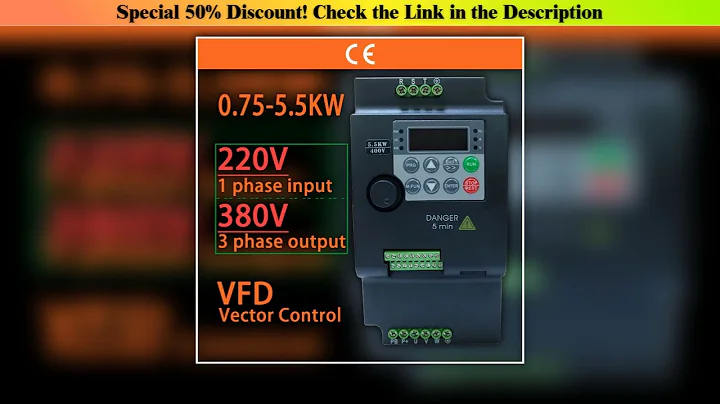 Discount Input 220V to Output 380V VFD Variable Frequency Drive Converter Inverter 0.75/1.5/2.2/3.7