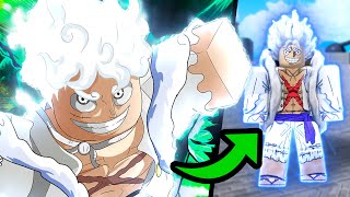 Becoming Gear 5 Luffy On Kings Legacy (Roblox)
