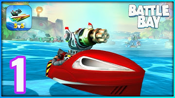 Battle Bay - Gameplay Walkthrough Part 1 - TUTORIAL (iOS, Android).