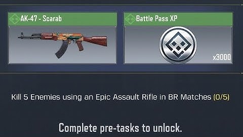 Kill 5 enemies using an epic assault rifle in br matches