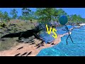【UEBS】Stickman vs Crocodile. Waterside battle in the jungle! | Ultimate Epic Battle Simulator