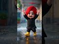 Meeh Aya Balle Balle 🚜☔ | Kids Tractor Dance | Adab Play Kids #balleballe #rain #kidsrhymes #baby