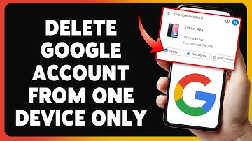 Hoe u uw Google-account van slechts één apparaat verwijdert in 2024 | Afmelden bij uw Google-acco...