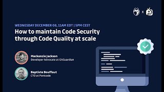 Famous [Webinar]  How to maintain code security through code quality at scale Wealth