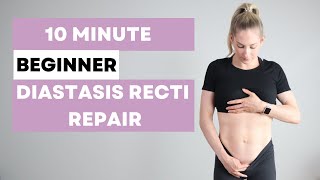 Diastasis Recti Repair Workout  BEGINNER  heal + strengthen your core postpartum