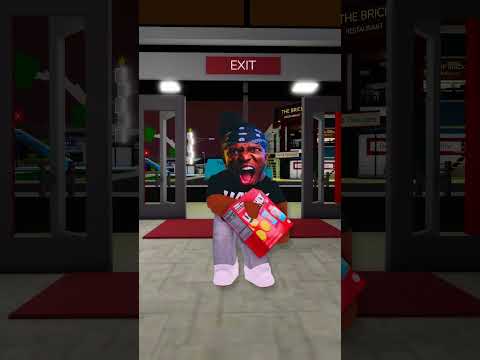 Students were stranded in the rain at brookhaven school and this happened 💀😭#robloxshorts #roblox