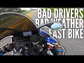 Dodging Bad Drivers &amp; Rain on a FAST Motorcycle! - RPSTV