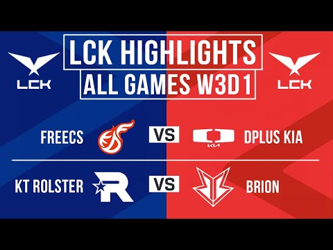 LCK Highlights ALL GAMES Week 3 Day 1 | LCK Spring 2024