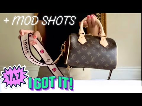 【25SS/使い方いろいろ◎】LouisVuitton ショルダーバッグ Louis Vuitton Speedy 20 Bandouliere Monogram Noir Unboxing +