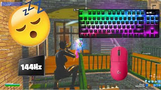 SteelSeries Apex Pro TKL ASMR 😴 Tilted Zone Wars Gameplay 🏆 Satisfying Keyboard Fortnite 144hz 1080p