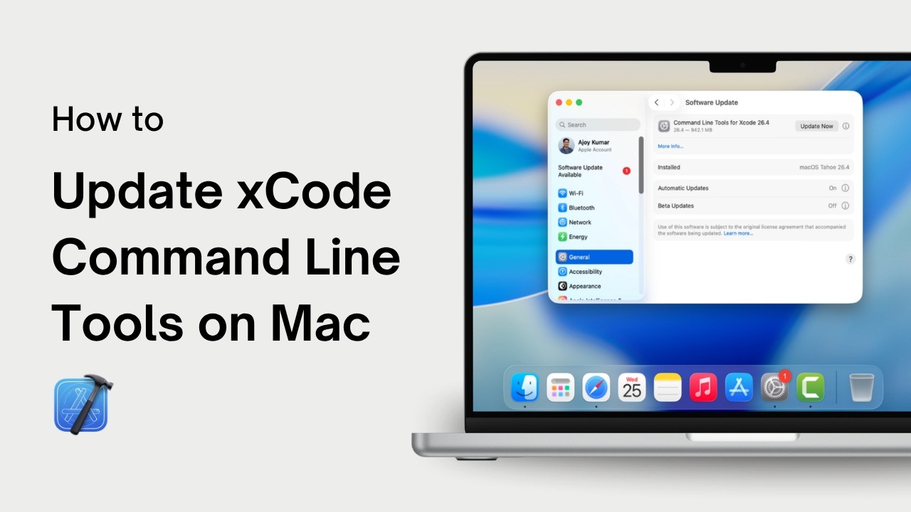 How to Update xCode Command Line Tools on Mac - YouTube