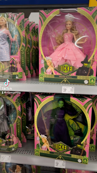 We found the new Glenda and Elphaba ‘Wicked’ movie dolls! #arianagrande #cynthiaerivo #wickedmovie