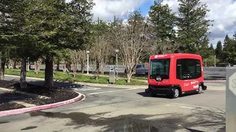 EasyMile autonomous shuttle bus @Bishop Ranch