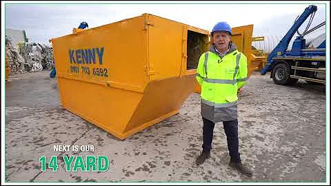 Book a 14 Yard Skip with Kenny Skip Hire today.