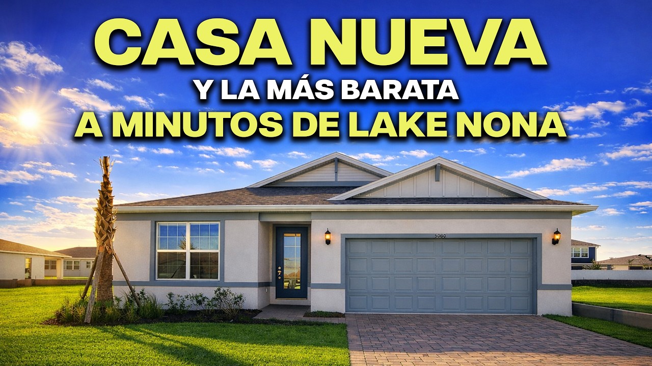 🏡🔥 ¡CASA NUEVA Cerca de LAKE NONA! ACABADOS DE LUJO + GASTOS DE CIERRE INCLUIDOS en COMUNIDAD NUEVA