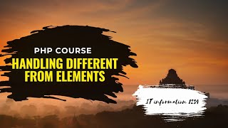 CS310 Week 5 Topic 33  Handling Different Form Elements | Virtual University | #viralvideo#code