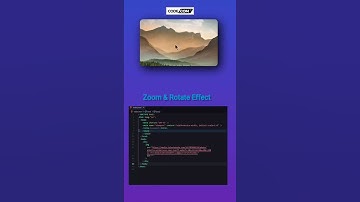 Zoom & Rotate Effect #html #css #coding #frontend #fronthandmehndi #shorts #webdevelopment