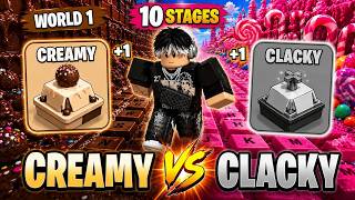 CREAMY VS CLACKY KEYS +1 Speed Keyboard Escape Candy & Chocolate World 1 10 Stages screenshot 4