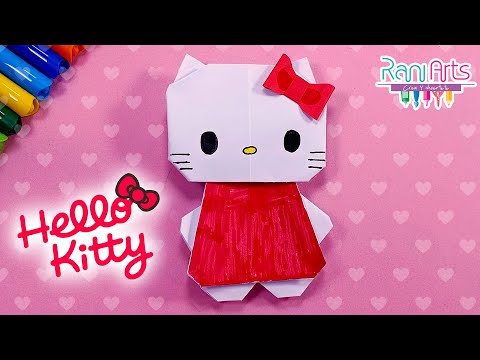 HELLO KITTY ORIGAMI - Haz a Hello Kitty de papel DIY