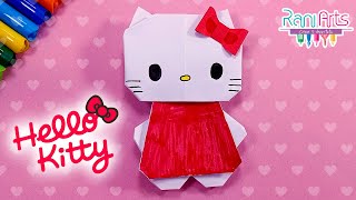 HELLO KITTY ORIGAMI - Haz a Hello Kitty de papel DIY