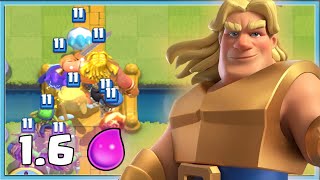 🤟🏻 FASTEST DECK WITH GOLDEN KNIGHT 1.6 ELIXIR / Clash Royale
