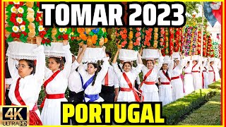 Праздник «Табулейрос» (подносы) 2023 г. в Томаре, Португалия.