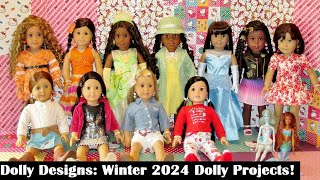 Dolly Designs: Winter 2024 Dolly Projects! @AThousandSplendidDolls