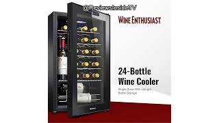Wine Enthusiast 24-Bottle Fridge Review: Is This Compact Cooler Worth Your Home Bar Space? Wine Enthusiast 24-Bottle Fridge Review: Is This Compact Cooler Worth Your Home Bar Space?