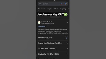 🚨How to download Response Sheet  | Download Response sheet JEE Mains 2025✅ |Answer key |