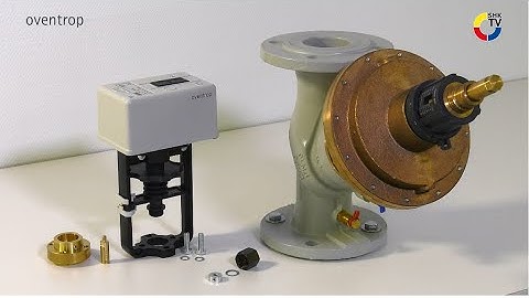 Montage Stellantrieb Aktor M ST  3P L  Art Nr 1158020 auf Cocon QTR/QFC