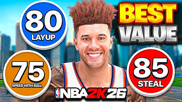 WHAT IS THE BEST VALUE FOR EVERY ATTRIBUTE IN NBA 2K26?