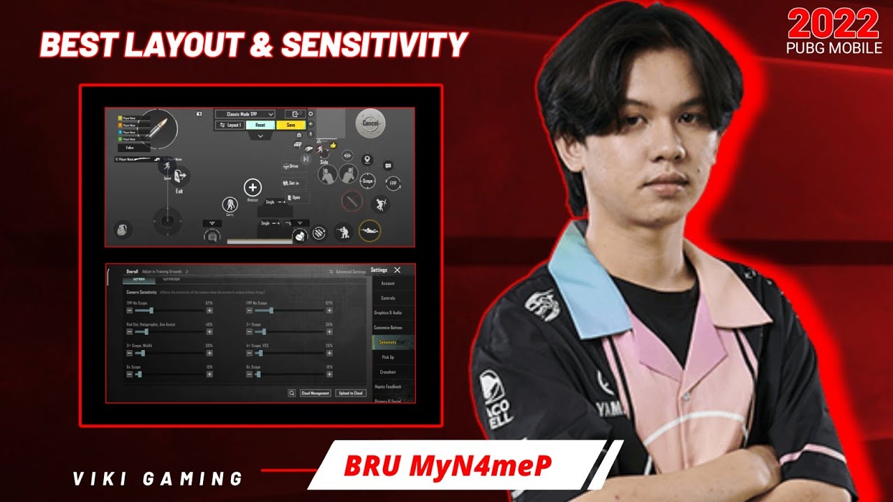 BEST SENSITIVITY PUBG MOBILE 2.2 !! NEW SENSITIVITY AND LAYOUT BRU MYN4MEP 4  FINGER CLAW