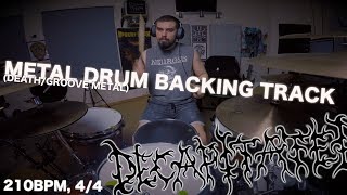Play it like: Decapitated // Metal Drum Track 210BPM