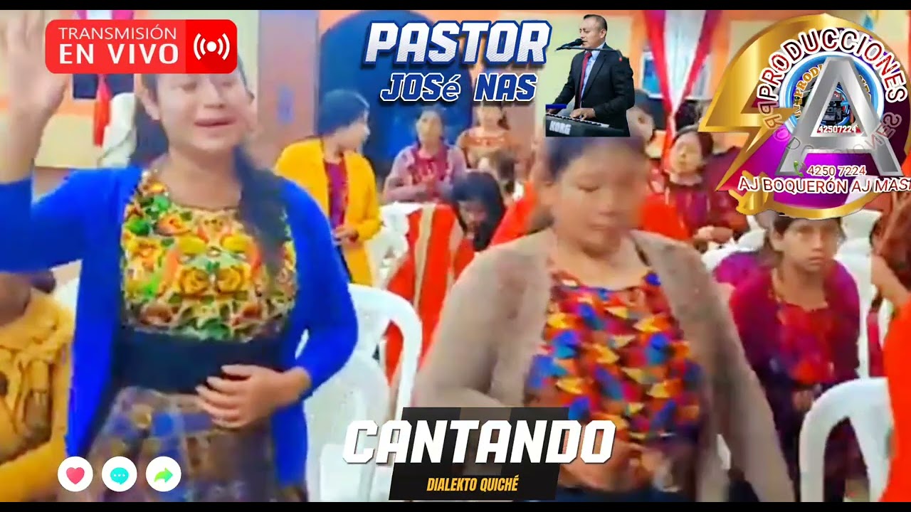 PASTOR JOSÉ NAZ  CANTANDO DIALEKTO QUICHÉ 🎤🎹🎹🕊‼️🎤🎥