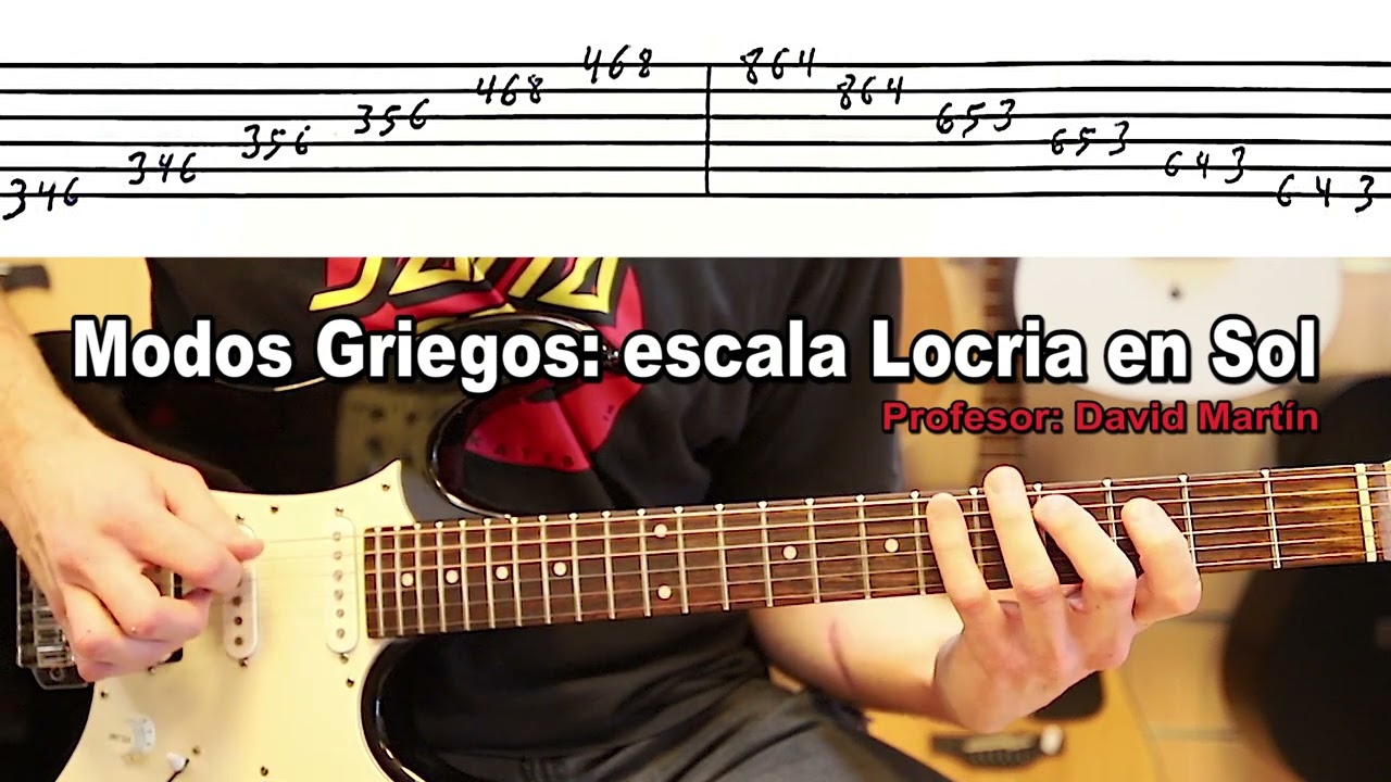 Modos Griegos: escala LOCRIA en Sol