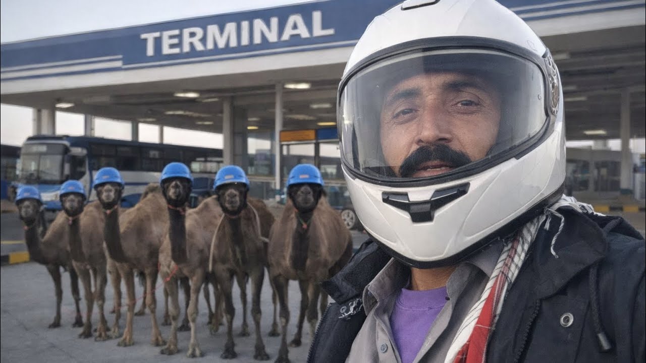 Camels Wearing Helmets?! 😲 Desert Life Vlog | Funny & Unique Camel Video