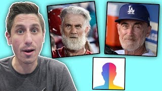 Using FaceApp OLD FACE on MLB Players