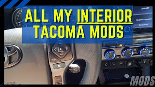 All My Interior Mods | Toyota Tacoma | TRD