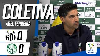 COLETIVA ABEL FERREIRA | AO VIVO | Santos x Palmeiras - Copa do Brasil 2026