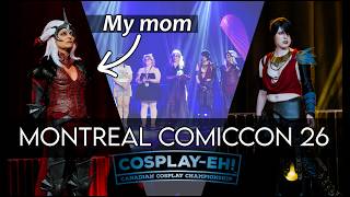 My mom and I entered a Canadian cosplay championship