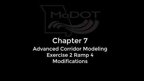 ORD - Road 1 - Chapter 7 - Advanced Corridor Modeling - Exercise 2 - Ramp 4