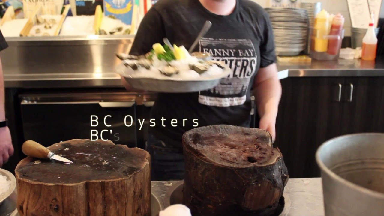 Fanny Bay Oysters, BC Chefs, BC Seafood, BC's Gas YouTube