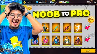 Free Fire 1Lvl Noob Poor Id To Pro Max Level Id 😍🤑 In 20.000 Diamonds💎-Garena Free Fire