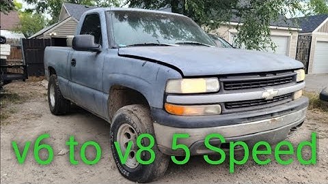 4wd 5 speed v6 to 5.3 v8 swap