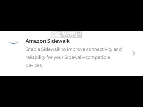 How to Opt-Out of Amazon Sidewalk - YouTube