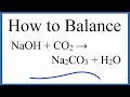 Balancing Chemical Equations and Atoms
