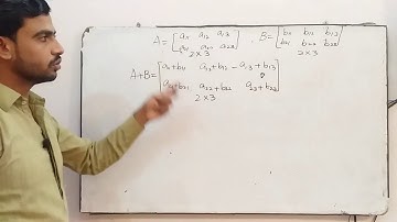 Addition of Matrices | in Urdu and Hindi