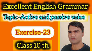Active and passive voiceExcellent English grammar|active and passive voice class 10 easy tricks